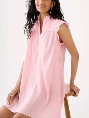 J. crew garden dress pink L